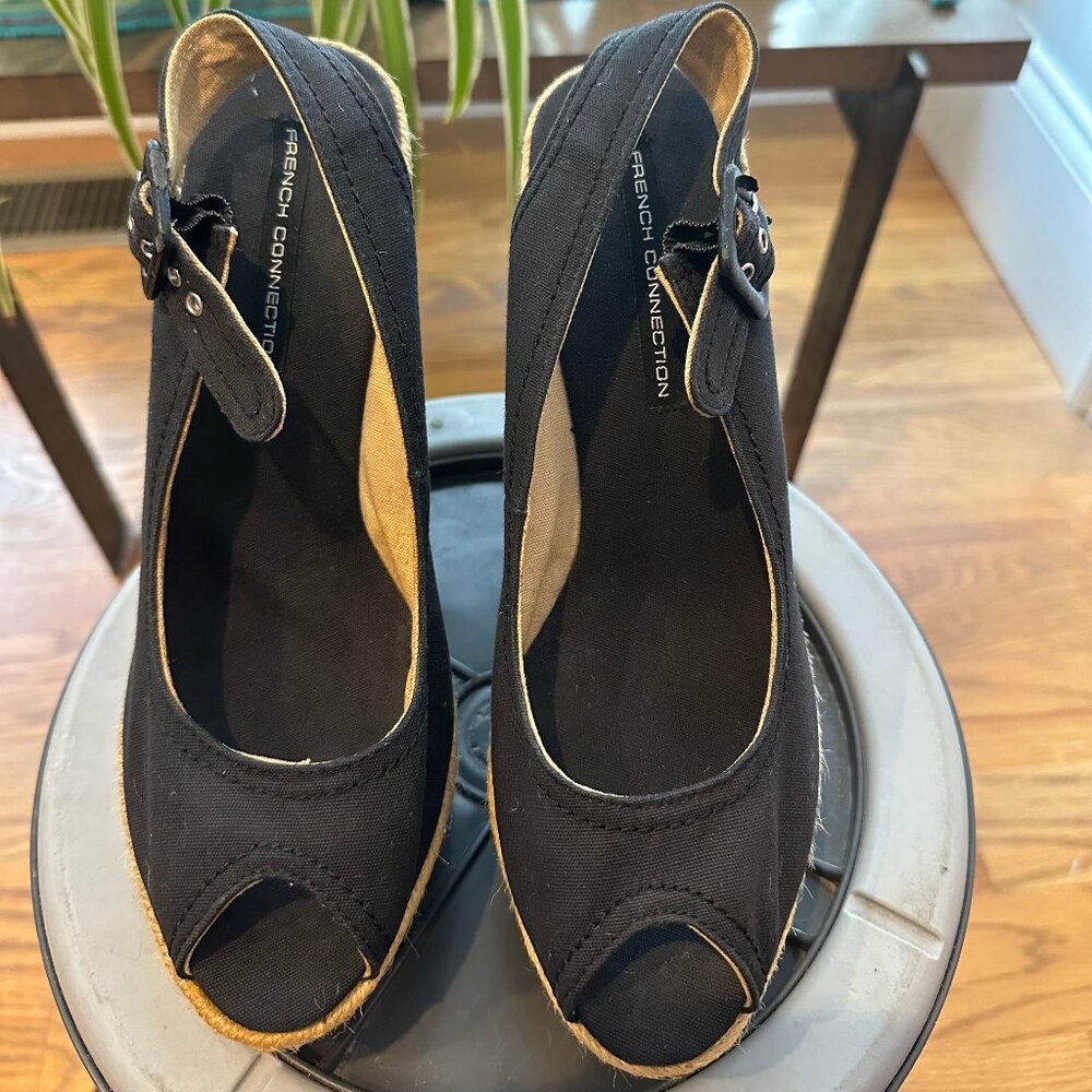 French Connection espadrille wedge heels 39 EU